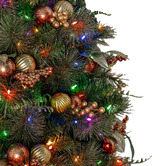 Enchanted &amp; Evergreen Palmer Deluxe Mountain Pine LED Christmas Tree