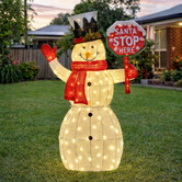 Enchanted &amp; Evergreen Frosty Snowman LED Christmas Decoration