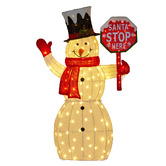 Enchanted &amp; Evergreen Frosty Snowman LED Christmas Decoration