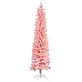 Enchanted &amp; Evergreen Pink Asbury Fairy Floss LED Christmas Tree