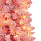 Enchanted &amp; Evergreen Pink Asbury Fairy Floss LED Christmas Tree