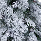 Enchanted &amp; Evergreen Roche Alpine Snow LED Christmas Tree