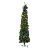 Enchanted &amp; Evergreen Fredonia Pencil Pine LED Christmas Tree