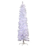 Enchanted &amp; Evergreen White Asbury Fairy Floss LED Christmas Tree