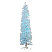 Enchanted &amp; Evergreen White Asbury Fairy Floss LED Christmas Tree