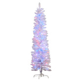 Enchanted &amp; Evergreen White Asbury Fairy Floss LED Christmas Tree