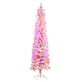 Enchanted &amp; Evergreen Pink Asbury Fairy Floss LED Christmas Tree