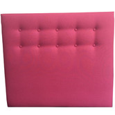 Bedhead Heaven Hot Pink Button-Tufted Bedhead