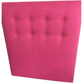 Bedhead Heaven Hot Pink Button-Tufted Bedhead