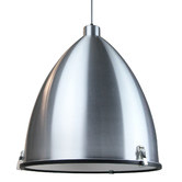 Retro Glow Nestor Pendant Light in Aluminium