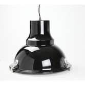Retro Glow Black Bronte  1 Light Aluminum Pendant