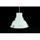 Retro Glow White Bronte 1 Light Aluminum Pendant