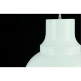 Retro Glow White Bronte 1 Light Aluminum Pendant