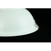 Retro Glow White Bronte 1 Light Aluminum Pendant