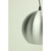 Retro Glow Silver Paradise 1 Light Aluminium Pendant