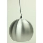 Retro Glow Silver Paradise 1 Light Aluminium Pendant