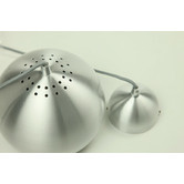 Retro Glow Silver Paradise 1 Light Aluminium Pendant