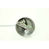 Retro Glow Silver Paradise 1 Light Aluminium Pendant