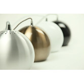 Retro Glow Silver Paradise 1 Light Aluminium Pendant