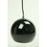 Retro Glow Black Paradise 1 Light Aluminium Pendant