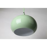 Retro Glow Green Sellicks 1 Light Metal Pendant