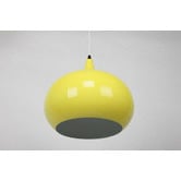 Retro Glow Luminous Yellow Sellicks 1 Light Metal Pendant