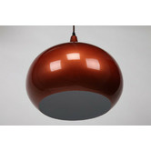 Retro Glow Pearl Copper Sellicks 1 Light Metal Pendant