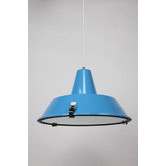 Retro Glow Light Blue Coogee 1 Light Aluminum Pendant