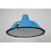 Retro Glow Light Blue Coogee 1 Light Aluminum Pendant