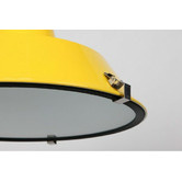 Retro Glow Luminous Yellow Coogee 1 Light Aluminum Pendant