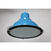 Retro Glow Blue Bronte 1 Light Pendant