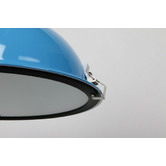 Retro Glow Blue Bronte 1 Light Pendant