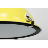 Retro Glow Yellow Bronte 1 Light Pendant 