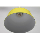 Retro Glow Luminous Yellow Jones 1 Light Metal Pendant