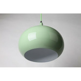 Retro Glow Mini Kirke 1 Light Pendant in Light Green