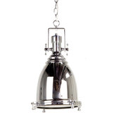 Retro Glow Snapper Metal &amp; Glass Pendant Light