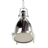 Retro Glow Snapper Metal &amp; Glass Pendant Light