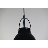 Retro Glow Curl Curl 1 Light Steel Pendant