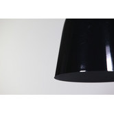 Retro Glow Curl Curl 1 Light Steel Pendant