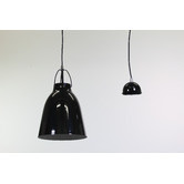 Retro Glow Curl Curl 1 Light Steel Pendant