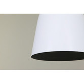 Retro Glow Curl Curl 1 Light Steel Pendant