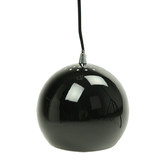 Retro Glow Black Airlie 1 Light Metal Pendant 