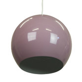 Retro Glow Pastel Violet Airlie 1 Light Metal Pendant 