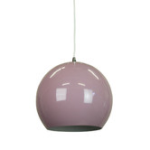 Retro Glow Pastel Violet Airlie 1 Light Metal Pendant 