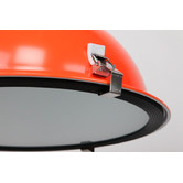 Retro Glow Orange Bronte 1 Light  Metal Pendant 