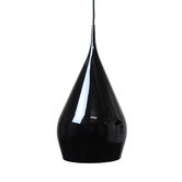 Retro Glow Black Angels 1 Light Metal Pendant 