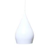 Retro Glow White  Angels 1 Light Metal Pendant 