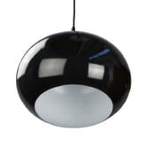 Retro Glow Black Kipr 1 Light Aluminium Pendant 
