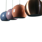 Retro Glow Copper Paradise 1 Light Metal Pendant