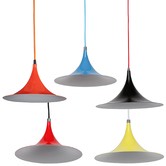 Retro Glow Red Trinity 1 Ligh Metal Pendant Light
